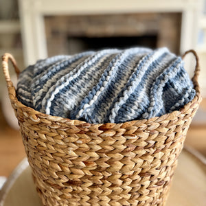 Sidewinder Throw - Knit Blanket Pattern PDF
