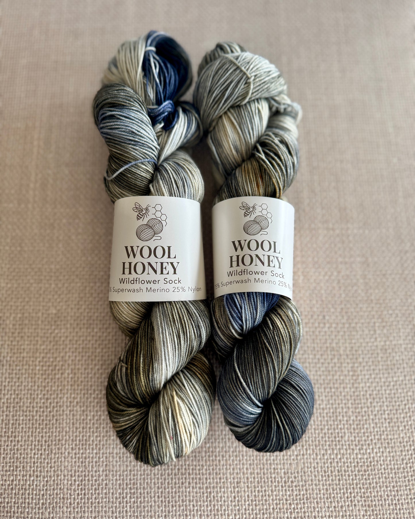 Wildflower Sock – Silvergrove | Hand Dyed Sock Yarn for Knitting & Crochet by Wool Honey