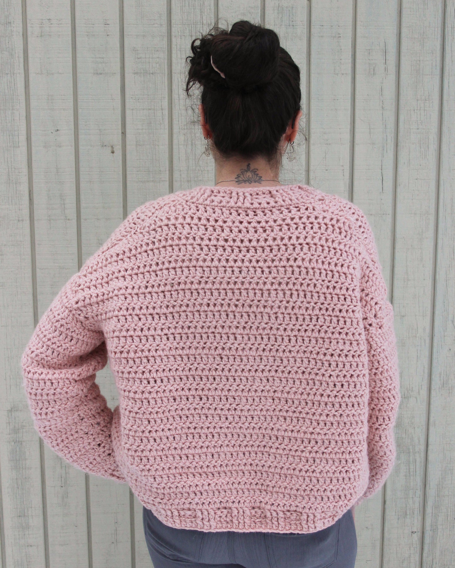 In A Jiffy Cardigan – Easy Crochet Cardigan Pattern PDF | Beginner Sweater