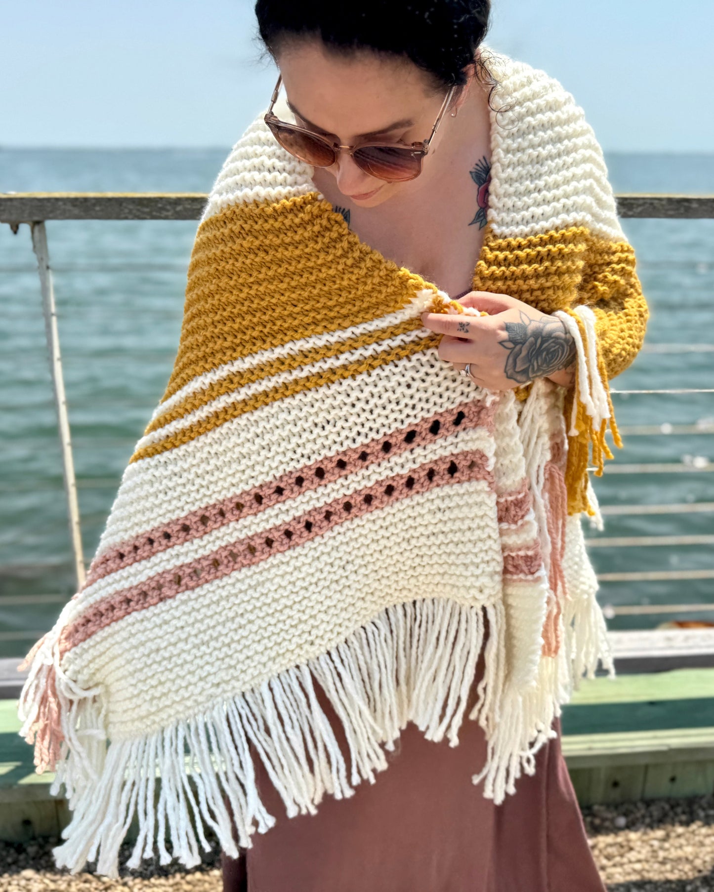 Tuscala Wrap - Knitting Pattern