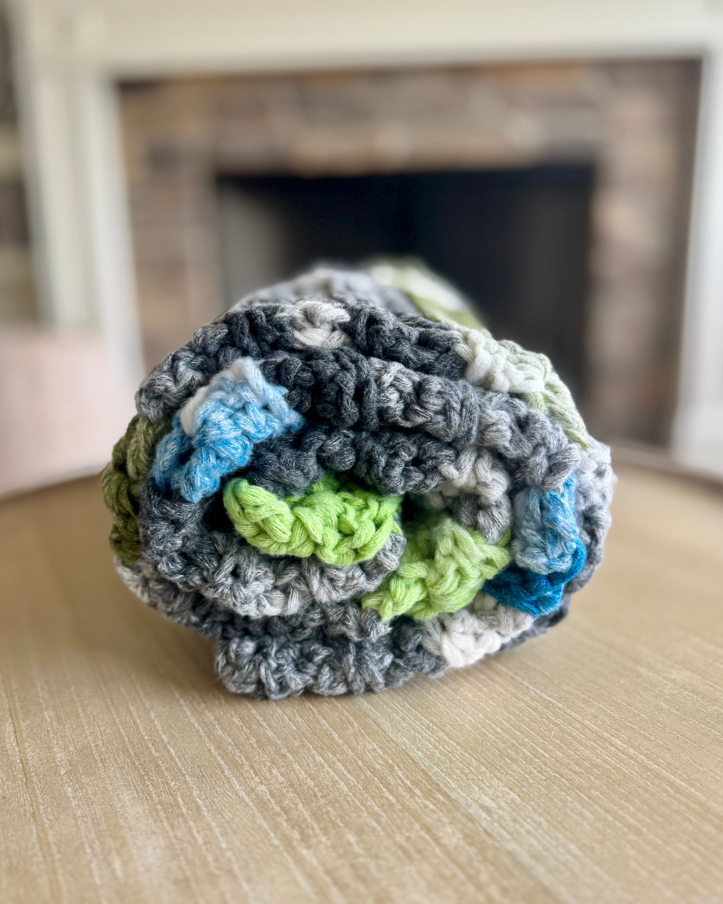 Cluster Pop Throw Crochet Pattern - PDF Download