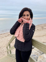 Load image into Gallery viewer, Belle Terre Scarf - Free Knitting Pattern
