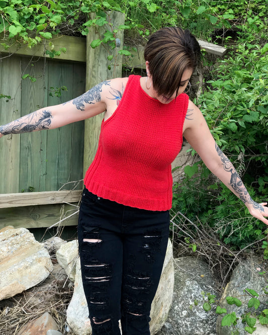 Avalon Tank Top - Free Knitting Pattern