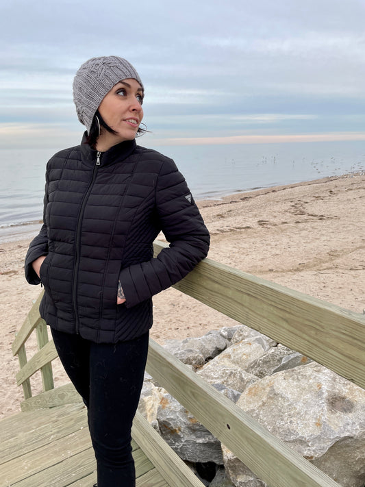 Dayum Hat – free knitting pattern in worsted weight yarn.